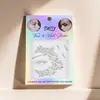 Pegatinas de Diamantes, Pegatinas Decorativas para Cara, Maquillaje de Escenario para Niña con Diamantes, Pegatinas de Cristal, Pegatinas de Maquillaje, Pegatinas para Cejas, Pegatinas de Tatuajes Transfronterizas