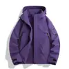 Chaqueta Casual Simple Versátil de Moda a Prueba de Tres Elementos con Capucha Delgada para Exteriores Tendencia Elegante Chaqueta Nueva