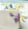 Pulseira com pingente de osmanthus atacado pingente pequeno acessórios diy feitos à mão pulseira estilo feminino delicado pequeno slip contas