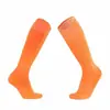 Meias de Futebol Adulto, Meias Longas Masculinas, Cor Sólida, Parte Inferior Acolchoada tipo Toalha, Resistentes ao Desgaste, Absorventes de Suor, Meias para Treino e Competição Infantil