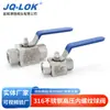 Válvula de Bola Hidráulica de Alta Presión con Rosca Interna de Acero Inoxidable 304/316L Cjzq-H6L Qjh-6Wl Suministro y Distribución del Fabricante