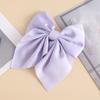 Coreia do Sul Cabeça Hairpin Headwear Japonês Cor Sólida Bow Duckbill Clip Feminino Internet Celebrity Hairpin Comércio Exterior Acessórios para o Cabelo