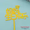 Te deseamos longevidad, salud y longevidad, Insignias de Acrílico Engrosado para Pasteles, Insignias para Postres de Repostería