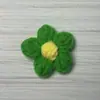 Flor de Pompones Hecha a Mano con Ganchillo Lana Flor de Ganchillo Hecha a Mano Sombrero Flor de Ganchillo Pasador Accesorios para el Cabello Broche para Ropa Accesorios de Flores Pequeñas Flor al por Mayor