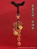 Llavero Colgante Duobao Duofu de Oro Antiguo Colgante del Año Animal Regalos para Hombres y Mujeres Regalos Hechos a Mano