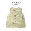 Jaqueta sem mangas retrô com botões estilo chinês novo da primavera 2025 Colete bordado Top colete estilo nacional feminino Peça de outer wear