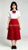 Uniforme de formatura, conjunto estilo faculdade, adequado para alunos do ensino médio e fundamental, para dia de educação física, uniforme escolar, coral, declamação de poesia e figurinos de apresentação