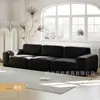 Cadeira-sofá de espuma comprimida transfronteiriça, sofá de tecido de dois lugares em linha reta, sofá modular cubo para sala de estar, removível e lavável