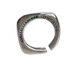 Anillos Geométricos de Letras Dulces y Frescos para Mujer, Estilo Coreano Moda Personalidad Cadena Anillos Abiertos Nuevos, Anillos Apilables para Dedo Índice Tendencia