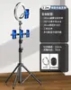 Suporte para Celular para Transmissão ao Vivo, Suporte de Chão Multifuncional, Tripé para Transmissão ao Vivo, Pau de Selfie, Tripé de Filmagem, Suporte Dedicado para Câmera Dupla