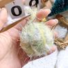 Decoraciones navideñas versátiles de 5 cm, bola enrollada hecha a mano, accesorios para fotografía de disparos, ramo, caja de regalo, anillo, adornos creativos