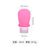 Botellas de Silicona Reutilizables para Viaje, Pequeñas Botellas Vacías Portátiles para Champú y Gel de Ducha, Juego de Almacenamiento Reutilizable al por Mayor