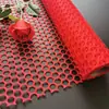 Tecido de malha xadrez, materiais para buquês criativos, papel de embrulho estilo coreano, malha para arte floral, suprimentos para floristas, materiais para floristas