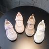 Zapatos Deportivos de Primavera y Otoño para Niños 2025 Nuevos Suela Blanda Niños Medianos y Grandes Malla Transpirable Versátiles Ligeros Zapatos Blancos