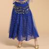 Saia de dança do ventre Novo estilo de dança indiana Saia grande swing Vestido de apresentação de dança Xinjiang Vestido de apresentação de estilo étnico Vestido colorido