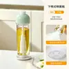 Novo Borrifador de Óleo Atomizador com Spray Inferior, Formato de Leque de Ângulo Amplo, Sem Pingos ou Manchas, Com Escala, Redução de Gordura, Garrafa de Controle de Óleo para Air Fryer