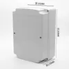 Caja de conexiones impermeable para exteriores IP65, caja de conexiones impermeable de plástico ABS, caja de cables, caja de alimentación sellada para exteriores