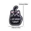 Em estoque Quente Desenho Animado Gato Fofo Bordado Tecido Adesivos Bordado de Computador DIY Amor de Casal Animal Patch