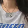 Collar de Perlas y Gotas de Agua con Flor de Lirio Estilo Coreano Ins para Mujer, Accesorio de Cadena Larga para Clavícula con Colgante de Flor de Lirio