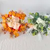 Eucalipto Bola Crisantemo Caña Ramo Certificado de Boda Flor Artificial de Alta Gama Nuevo Ramo para Dama de Honor Venta Caliente Transfronteriza