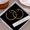 Hong Kong Estilo Retro Anel Sensorine de Alta Qualidade Simples Mosquito Incenso Placa Clipe de Orelha Feminino Ins Estilo Design Sem Perfuração Brincos Elegantes