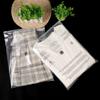 Bolsa de PE transparente con cremallera y advertencia para ropa, calcetines, ropa interior, bolsa de embalaje con cremallera autosellada, bolsa de plástico esmerilado