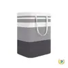 Nueva Cesta de Lavandería de Lona Transfronteriza con Asa Larga, Cesta de Almacenamiento Grande para Uso Doméstico, Rayada, Adecuada para Mudanzas, Amazon