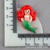 Accesorios de Resina de Sirena DIY Material para Tocado de Pinza Infantil Carcasa de Teléfono Móvil Crema de Pegamento para Adorno de Cabello Accesorios de Pasador Lote
