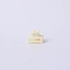 Mini Pinza de Agarre de 2.5CM de tamaño pequeño Horquilla Cuadrada Hueca Color Leche Clip para Flequillo Clip Lateral Horquilla de Venta Caliente en Amazon
