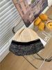 Geração Coreana ~ blogger ins chapéu de pescador de lã tricotado com retalhos de nicho retrô chapéu de bacia grande para mulheres outono e inverno rosto pequeno