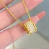 Colar de Cintura Pequeno com Diamante Ouro de Areia do Vietnã Corrente de Clavícula Banhada a Ouro Feminina Moda Luxo Leve Contas de Transferência Colar Passepartout