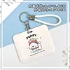 Porta-Cartão Horizontal Divertido de Filhote de Cachorro Cartão de Refeição Estudantil do Campus Cartão de Acesso Bolsa Capa Protetora para Cartão de Retirada de Criança Pequena e Idoso