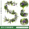 Huevo de Pascua de Ratán de Amazon Decoración de Pascua Corona de Hierba Acuática Artificial Planta Verde Enredadera Vid de Eucalipto Artificial