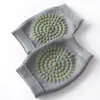 Joelheiras de Tricô de Losna para Homens e Mulheres, Adequadas para Ambientes com Ar Condicionado, Proteção Térmica para Articulações, Mangas Curtas para Joelhos, Sem Costura e Altamente Elásticas