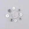 Plata pura S925 flor OVNI enredadera disco de plata cuenta plana espaciador sólido, estilo chino accesorios de manualidades DIY para joyería trenzada hecha a mano