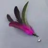 Juguete para Gatos Palo Atrapador con Pluma y Campana Cabezales de Repuesto, Juguete de Peluche para Mascotas, Gadget de Entretenimiento para Gatos, Juguete para Mascotas para Aliviar el Aburrimiento Fábrica de Juguetes para Mascotas