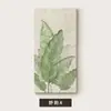 Jia Da Ye Da Pasillo Pintura Decorativa Planta Verde Pequeña Fresca Textura Madera Estilo Tronco Pasillo de Entrada Pasillo Pintura Colgante Hojas de Banano