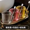[Original] Vaso para Cepillo de Dientes de Pareja para el Hogar, Vaso Transparente de Diamante de Alta Gama para Cepillarse los Dientes y Enjuagarse, Vaso de Lavado de Imitación de Cristal para Estudiantes