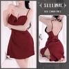 Fantástico Camisón Sexy para Mujer Verano Delgado de Tirantes Camisón Ropa Interior Sexy Espalda Descubierta Tentación Caliente Ropa para el Hogar