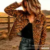Nueva Chaqueta Corta de Mezclilla Pura de Algodón Transfronteriza Otoño e Invierno Estampado Digital 3D Moda Personalidad Ajustada Superior para Mujer