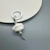 Pingente de contas pintadas à mão fofo acessórios para celular fivela de liga corrente de suspensão de grão fofo corrente de suspensão para bolsa de joias diy