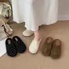 Sandalias planas de lunares retro, zapatos nuevos de otoño estilo coreano con punta fina para abuela, versátiles zapatos Mary Jane 2026 para mujer, suela blanda