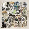 52 Piezas de Pegatinas de Arte Graffiti Estética Retro Set de Pegatinas de Decoración para Cuaderno DIY Equipaje Venta al por Mayor Transfronteriza