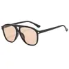 2026 Nuevas Gafas de Sol Rana de Doble Puente Unisex Marco Grande Moda Estilo Callejero Protección UV Gafas de Sol para Conducir