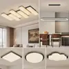 Luminária de Sala de Estar 2025 Novo Modelo Minimalista Moderno Luminária de Hall Espectro Completo Proteção Ocular Estilo Flor Creme Luminária de Teto para Quarto Principal