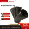 Tubo de Ferro Fundido Flexível Tipo W Y Redutor de Quatro Vias Tubo de Conexão Junta de Tubo de Esgoto Drenagem Impermeável Anti-Entupimento Resistente a Terremotos