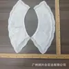 Renda Solúvel Bordada Gola Falsa Malha Dupla Patch de Gola Bordado Gola de Boneca Gola Decorativa Acessórios de Roupa Peças DIY