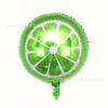 Molde de aluminio especial para globos de frutas y verduras, de tamaño grande, mini y 18 pulgadas, con forma de piña, fresa, sandía, uva y plátano.