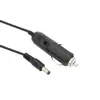 Cable de alimentación de encendedor de cigarrillos a enchufe 5521 Suministros del fabricante de encendedores de cigarrillos para automóviles Cable de alimentación negro