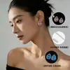 Aretes de Diamante Incrustados de Cristal para Mujer, Nuevo Estilo Popular 2026, Pendientes de Alta Gama con Agujas de Plata de Ley 925, Pendientes de Diseño de Nicho